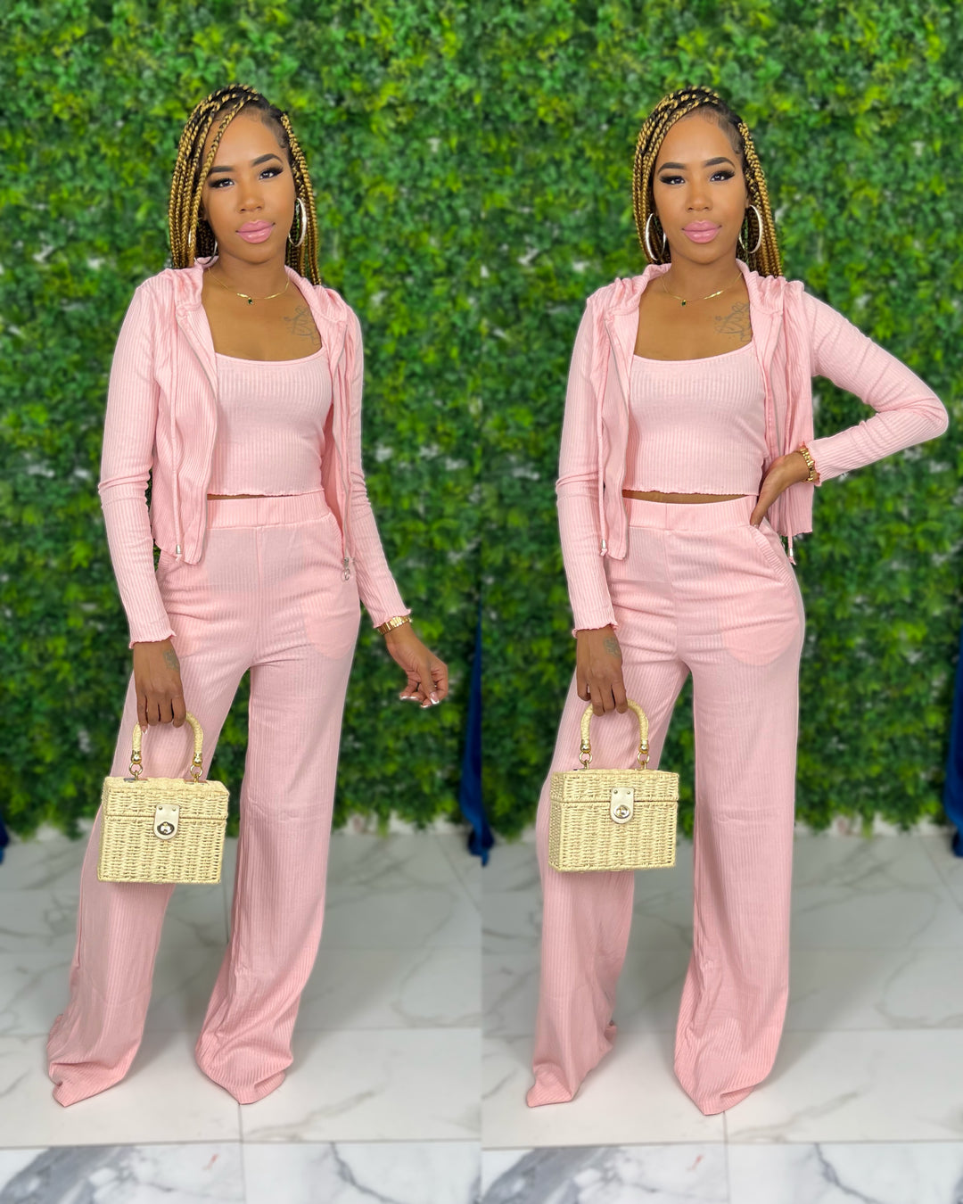 Penny 3 Piece Set(Light Pink)